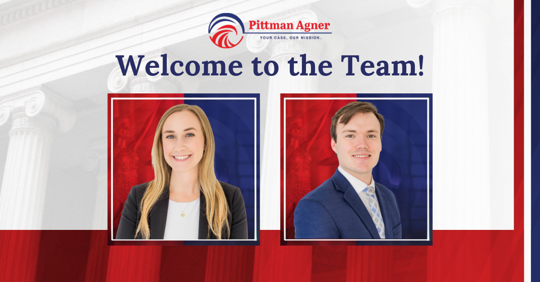 Pittman Agner Welcomes Attorneys John Michael Leighton and Aleisha Santos